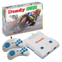 Игровая ретро приставка 8-бит Dendy Junior 300 встроенных игр
