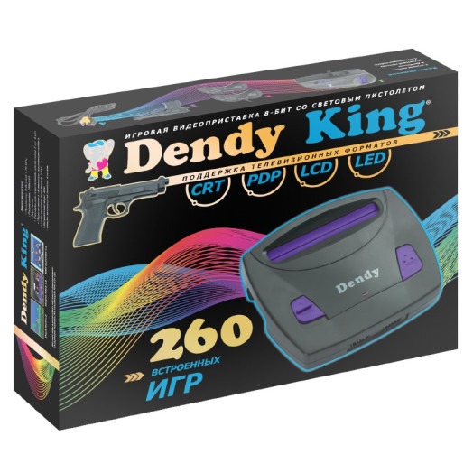 Сборник 260 встроенных игр для Dendy King