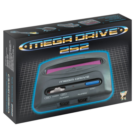 Сборник 252 встроенных игр для приставки Mega Drive 2 lit 252 игры