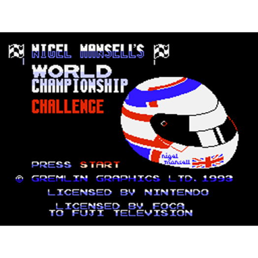 Nigel Mansell`s World Championship 8-бит Денди Nigel Mansell`s World Championship 8-бит Денди