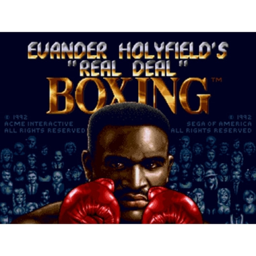 Evander Holyfield`s "Real Deal" Boxing 16-бит Сега