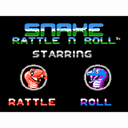 Snakes Rattle`n`Roll 8-бит Денди Snakes Rattle`n`Roll 8-бит Денди