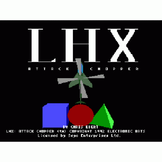 LHX Attack Chopper 16-бит Сега