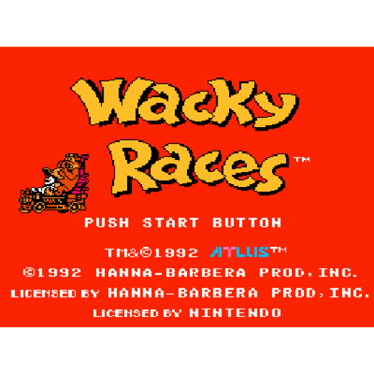 Wacky Races 8-бит Денди