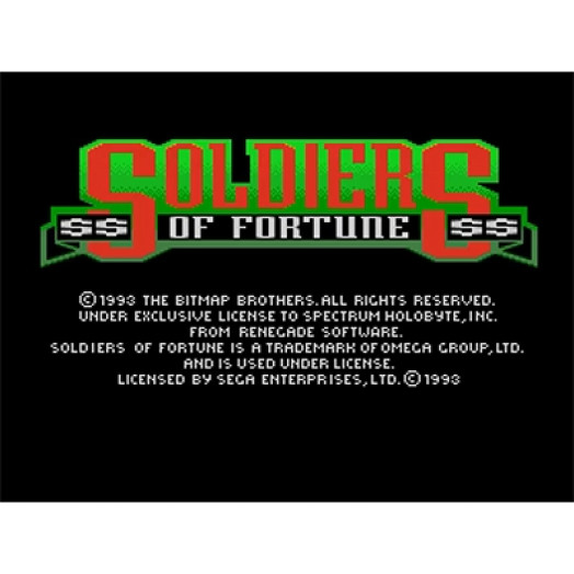 Soldiers of Fortune 16-бит Сега