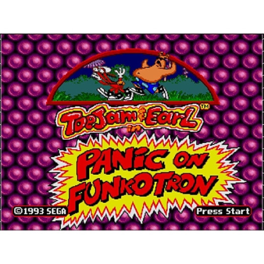 ToeJam and Earl in Panic on Funkotron 16-бит Сега ToeJam and Earl in Panic on Funkotron 16-бит Сега