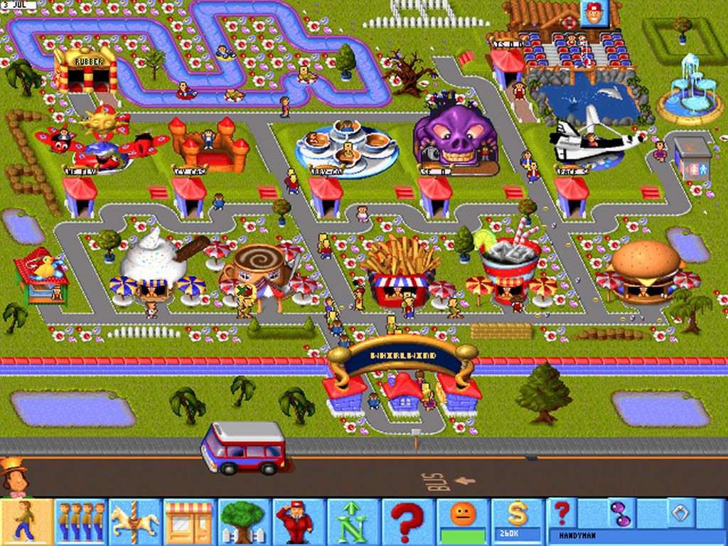 Theme Park: игровая механика, советы, секреты